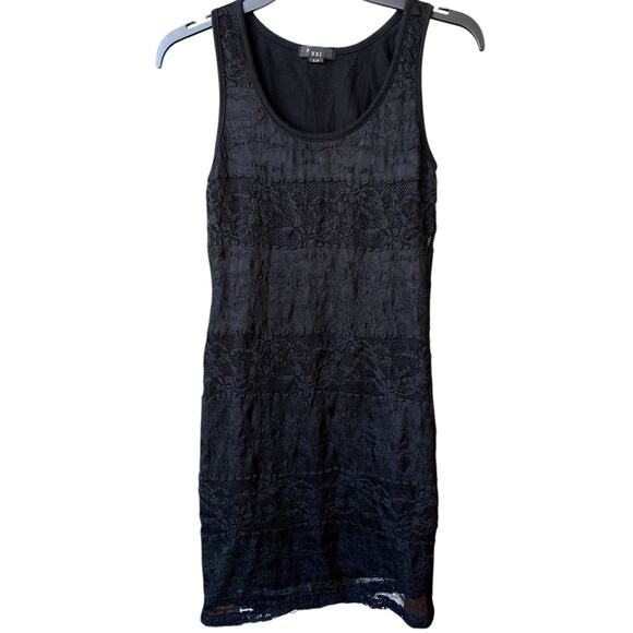 Forever 21 Black Lace Mini Dress Small - Picture 3 of 5